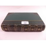 Homes Without Hands by Rev J G Wood 1866 - half green leather