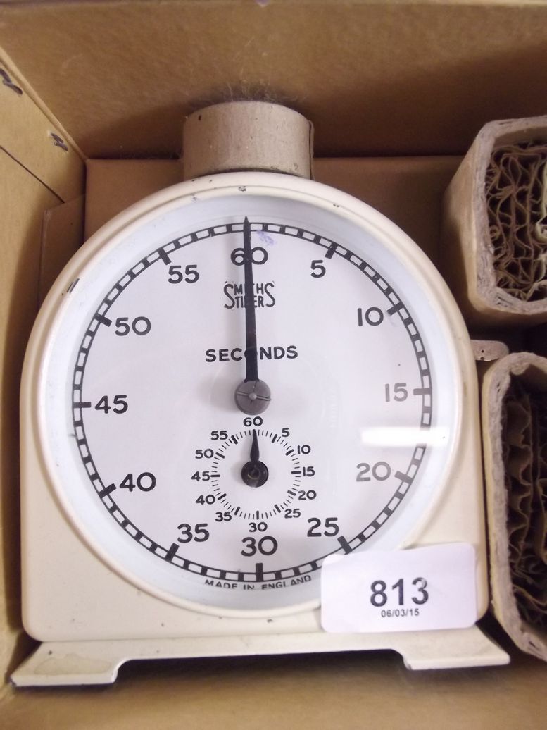 A Smiths 1950's seconds timer boxed