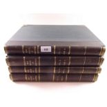 Four volumes - The Works of Shakespeare with notes by Charles Knight with steel illustrations