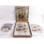 A boxed set of Louis Wain cat jigsaws with illustrated sheets published  by McLoughlin Bros, New