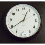 A Smiths Bakelite wall clock - movement replaced