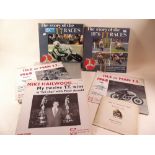Six motorbike records including Mike Hailwood TT Racing, Isle of Man TT 1976 and a presentation