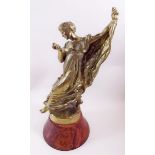 A late 19th century Art Nouveau gilt bronze figure after Jean-Leon Gerome (1824-1904) 'Danseuse a la