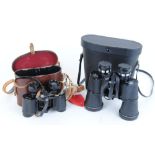 8 x 26 and 10 x 50 WA binoculars - cased