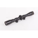 4 x 32 Nikko Stirling rifle scope with roll off mounts