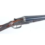 12 bore sidelock ejector by J & W Tolley, 28 ins sleeved barrels inscribed J & W Tolley 3 Regent