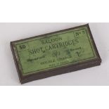 Ten No.3 Saloon Double Charge shot cartridges in original tins