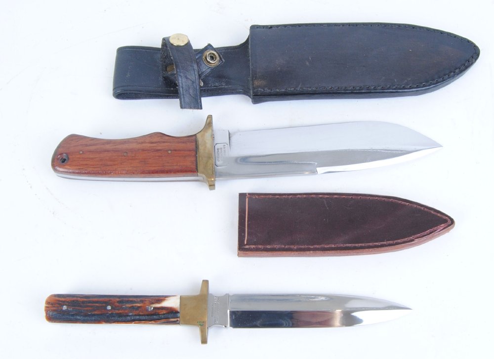 Two hand made sheath knives by Middleton, Sheffield - Image 2 of 2