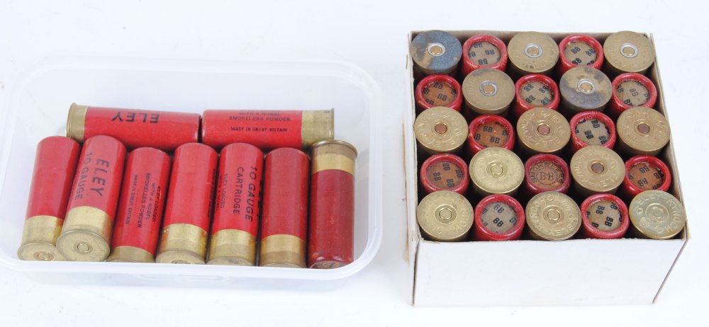 29 x 10 bore Mixed shot, 2,5/8 oz, BB, 4 and 5 shot cartridges