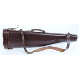 Leather leg o mutton gun case