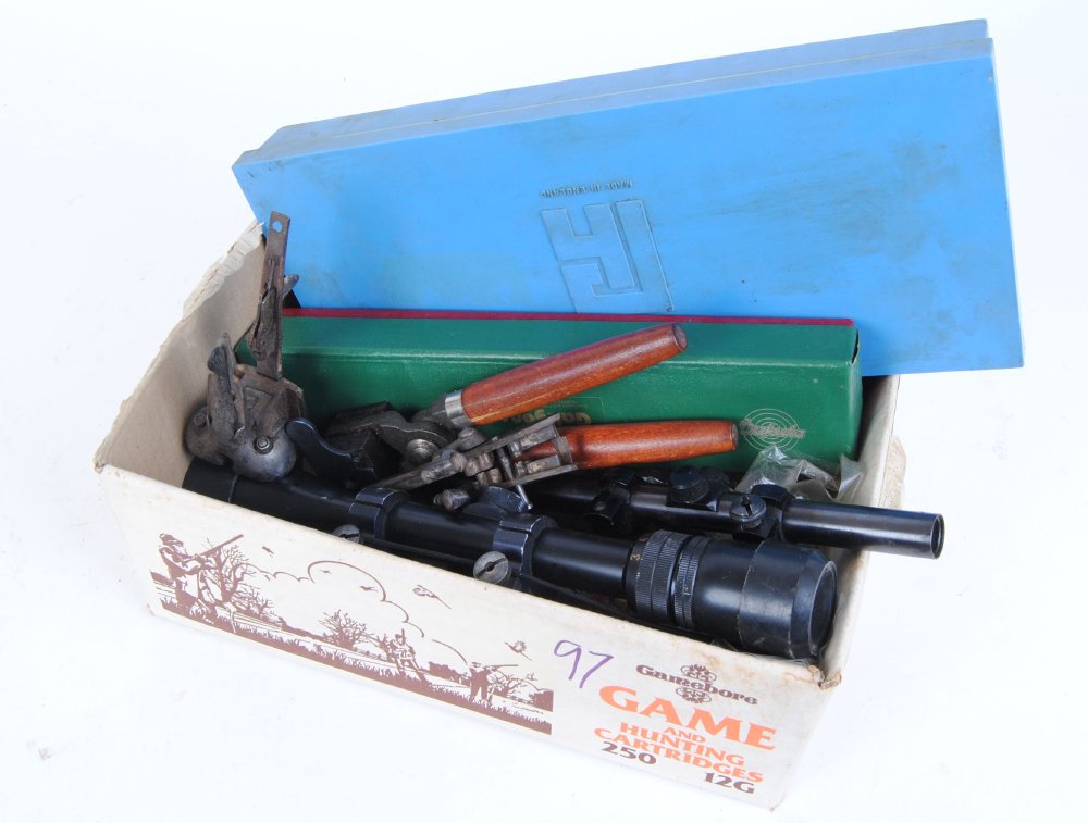 12 bore Parker Hale; .410 Gallyon cleaning kits; set gunsmiths turnscrews, .750 bullet mould; two - Image 2 of 2