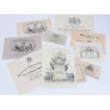 Ten gunmakers trade labels: D Egg; Westley Richards; W & J Rigby; Robt S Garden; Jos Manton; John