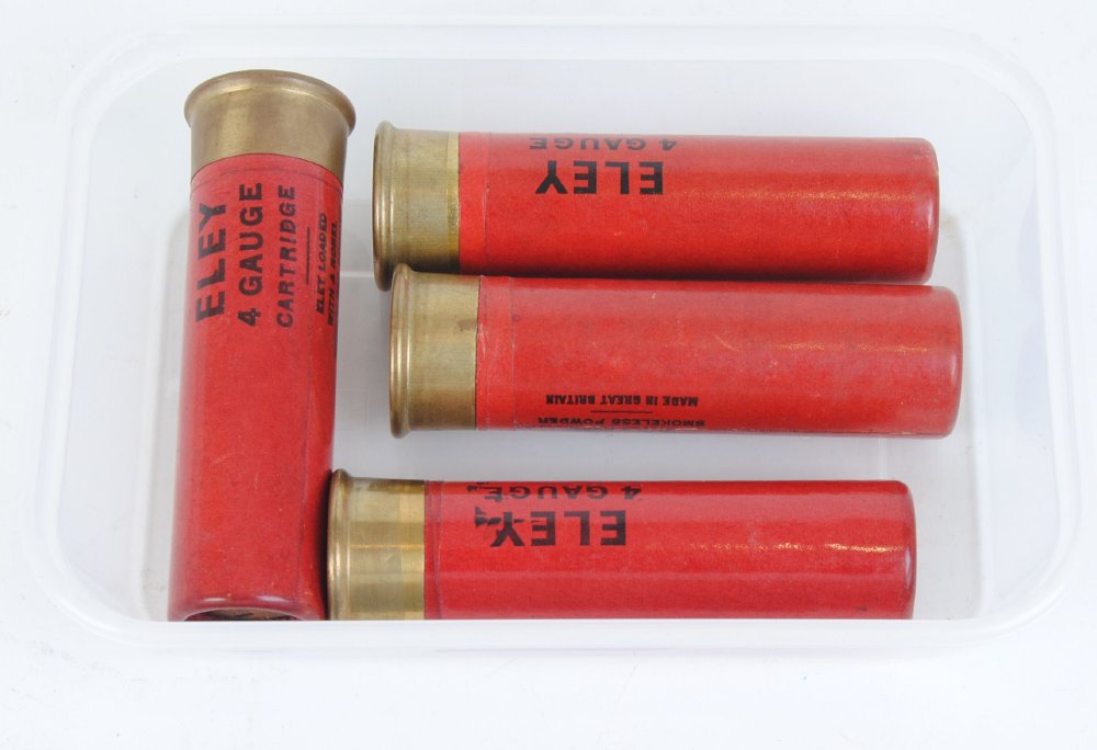 4 x 4 bore Mixed shot cartridges