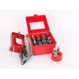 Lee Challenger reloading press complete with selection of Lee reloading dies (15) in .44 mag; .38