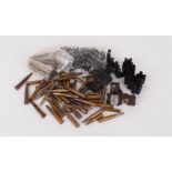 50 (inert) Military rounds with 100 MG links and 30 Auto Pistol stripper clips (Mauser ?)