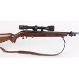 .22 (WMR) Mossberg Model 640KD, bolt action rifle (no magazine), threaded for moderator, 3-9 x 40