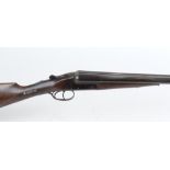 12 bore boxlock non ejector by Walter Betts, 28 ins barrels, 14,1/2 ins straight hand stock, no.705.