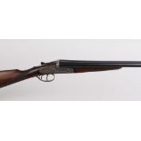12 bore sidelock ejector by Ugartechea, 27,1/2 ins barrels, ic & ic, 70mm chambers, scroll and