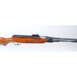 .22 Lion Brand, under lever air rifle with open sights and sling swivels