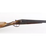 12 bore boxlock non ejector by Pioneer, 28 ins barrels, 14,1/2 ins straight hand stock, no.28834.