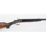 .360 No.5 Rook Rifle by Cogswell & Harrison, 27 ins octagonal barrel inscribed Cogswell &