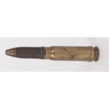 WW II. 13mm Luftwaffe Messerschmidt nose cannon round (inert)