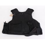 Black stab vest, s.M