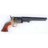 9mm Colt Navy (replica) blank firing revolver.   This Lot is offered for the purposes of