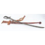 Eastern or Indian sword and 1796 pattern troopers sword