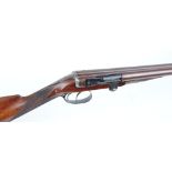 16 bore breech loading needle fire double sporting gun by J Needham & Son, 27,1/2 ins brown twist