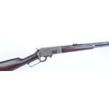 .30-30 Marlin Model 1893, lever action rifle with blade and adjustable open sights, tube magazine,