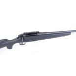 .243 Remington Model 715, bolt action, five shot magazine, threaded for moderator, scope rail, black
