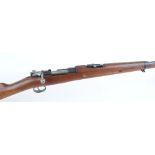 .410 Carl Gustav bolt action former rifle in original specification, dated 1919, no.HK463088.
The