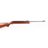 .22 BSA Airsporter, under lever air rifle, open sights