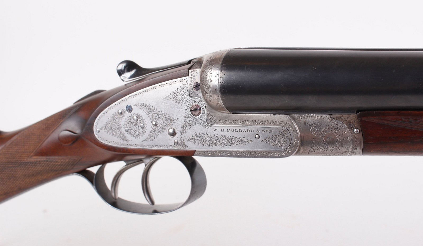 12 bore sidelock ejector by W. H. Pollard & Son, 30 ins barrels inscribed W.H. Pollard & Son, 5 - Image 4 of 5