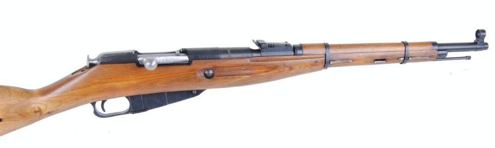 7.62 x 54mm Russian Mosin Nagant carbine in nearly new military spcification with impress stamps