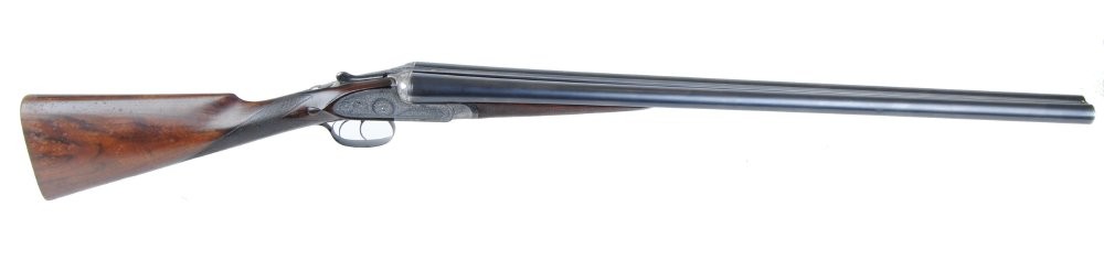 12 bore sidelock ejector by William Powell & Son, 27 ins barrels with dolls head extension, - Image 2 of 2