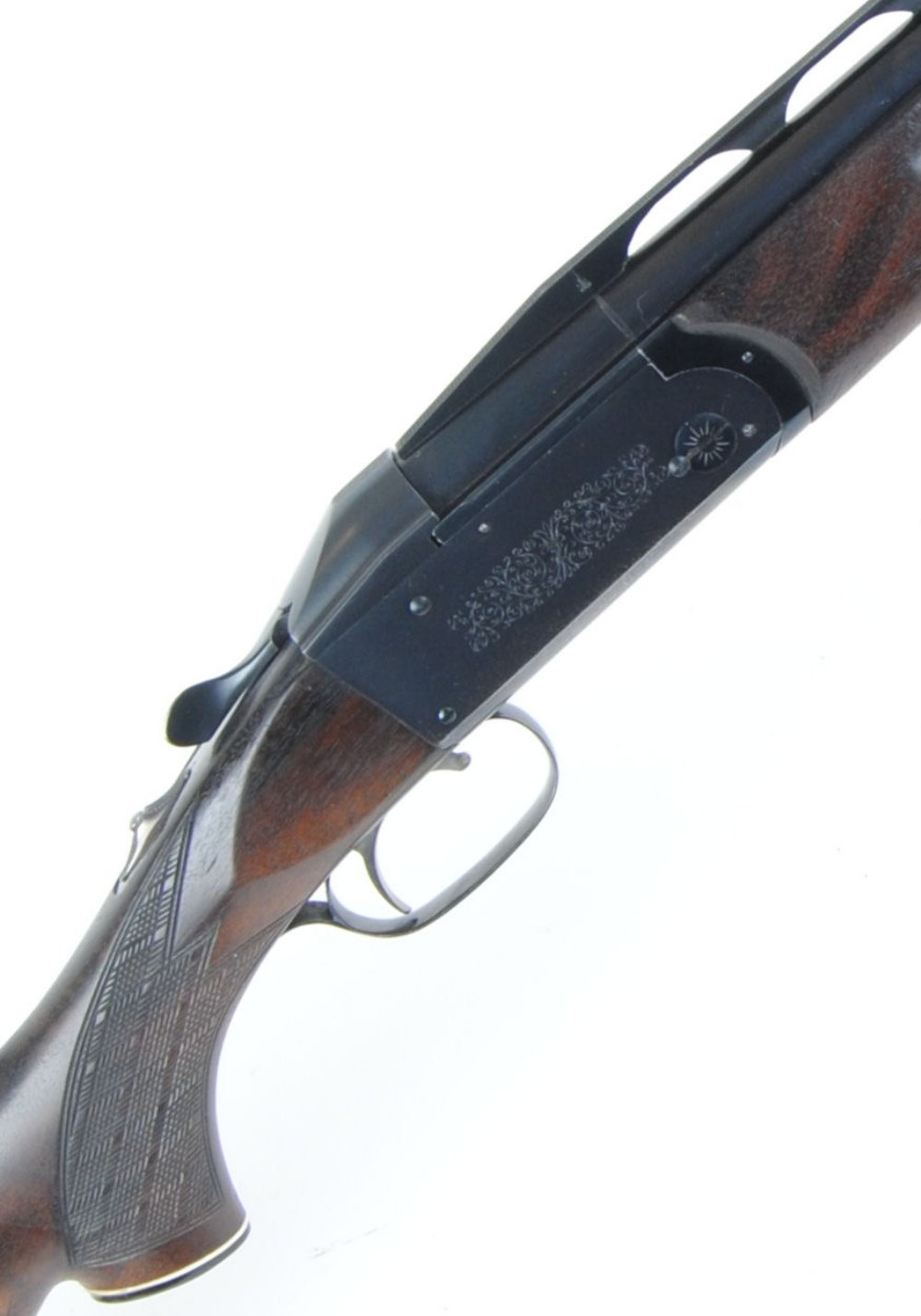 12 bore Krieghoff Model 32, over and under, ejector, 30 ins barrels, full & full, high ventilated - Image 2 of 3