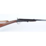 .22 centre fire semi-hammer rifle by J. Keen, 25,1/2 ins sleeved part octagonal barrel,