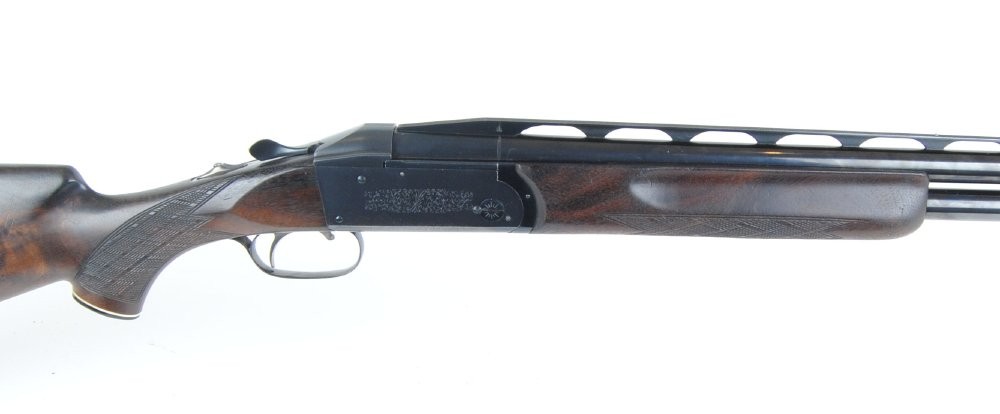 12 bore Krieghoff Model 32, over and under, ejector, 30 ins barrels, full & full, high ventilated