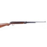 .22 Webley Mk 3, under lever air rifle, fluted stock, no. 14639