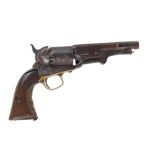 .36 Colt percussion pistol, 5,1/2 ins octagonal barrel stamped Address Col Saml Colt New York US