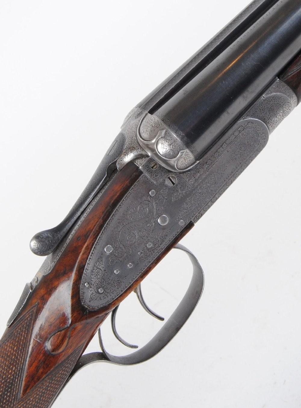 12 bore sidelock ejector by F Beesley, 29,1/2 ins barrels inscribed F Beesley (from Purdey's) 2 St