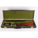 12 bore sidelock ejector by BRNO, 28,1/2 ins barrels, 1/2 & 3/4, 70mm chambers, black impressed
