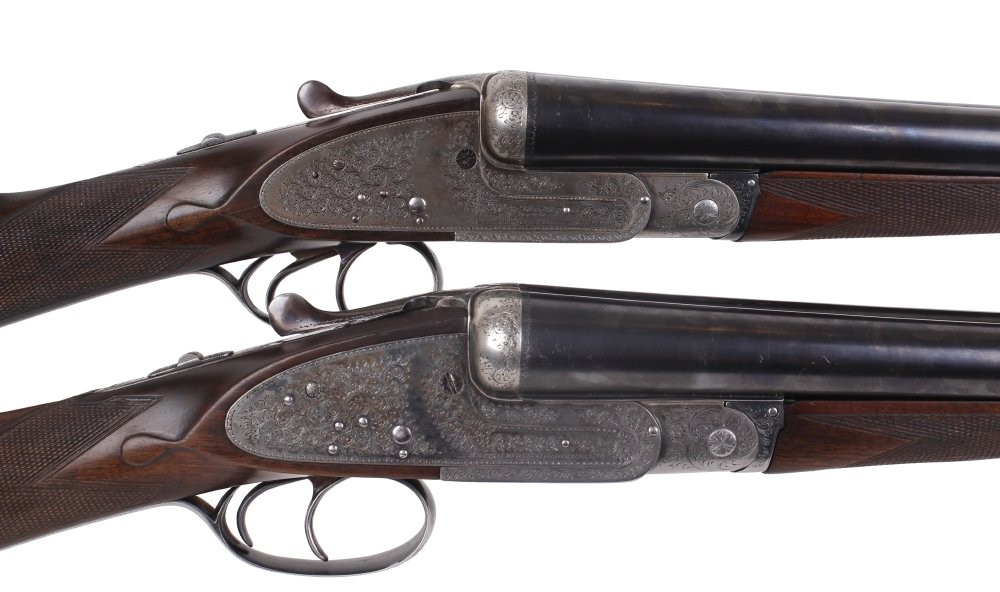 A composed pair of 12 bore sidelock ejectors by Cogswell & Harrison, 27,1/2 ins barrels inscribed - Image 4 of 4