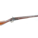 .800 Lovell's 1842 Pattern Improved percussion musket with 31 ins full stocked (shortened) barrel,