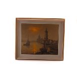 Roel Dozeman, 1917, oil on canvas, Harbour Scene, signed to bottom right, 49cm by 60cm, framed