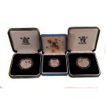 A selection of British and World coinage, including some silver proof examples (parcel)