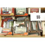 EFE: 20+ models of buses, coaches and cars, in original boxes, E, boxes F-VG (20+)