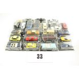 1:43 Del Prado Collection, including Cadillac Seville, 1998 Toyota Celica, 1964 Pontiac GTO, Land